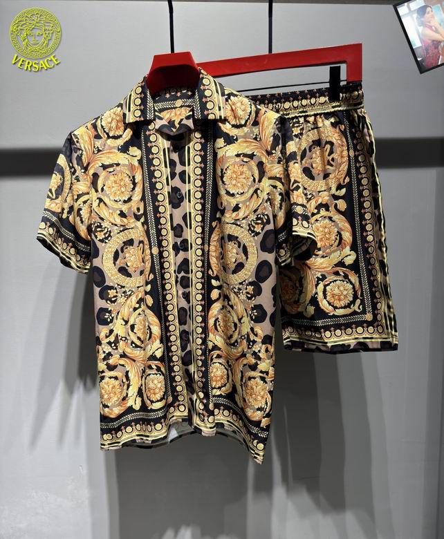 Versace Shirt & Shorts Set ID:20250801-194